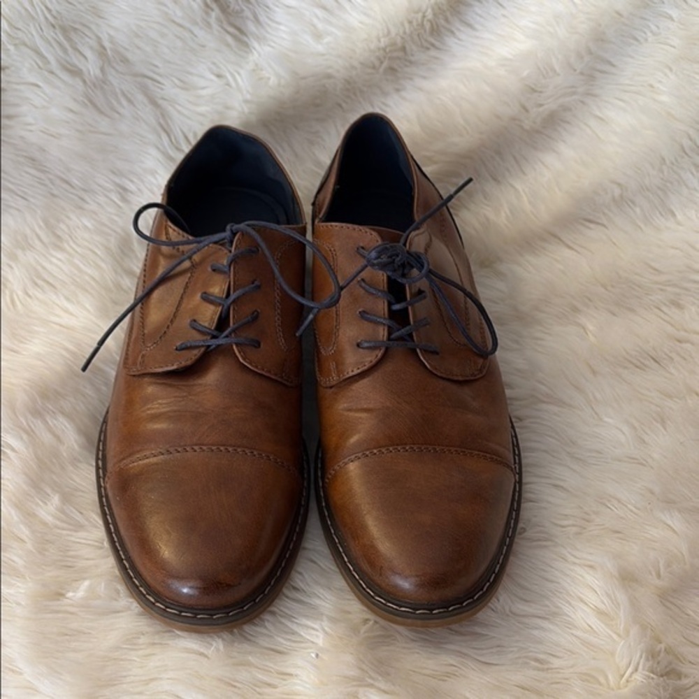 Men's Brown Leather Dress Shoes